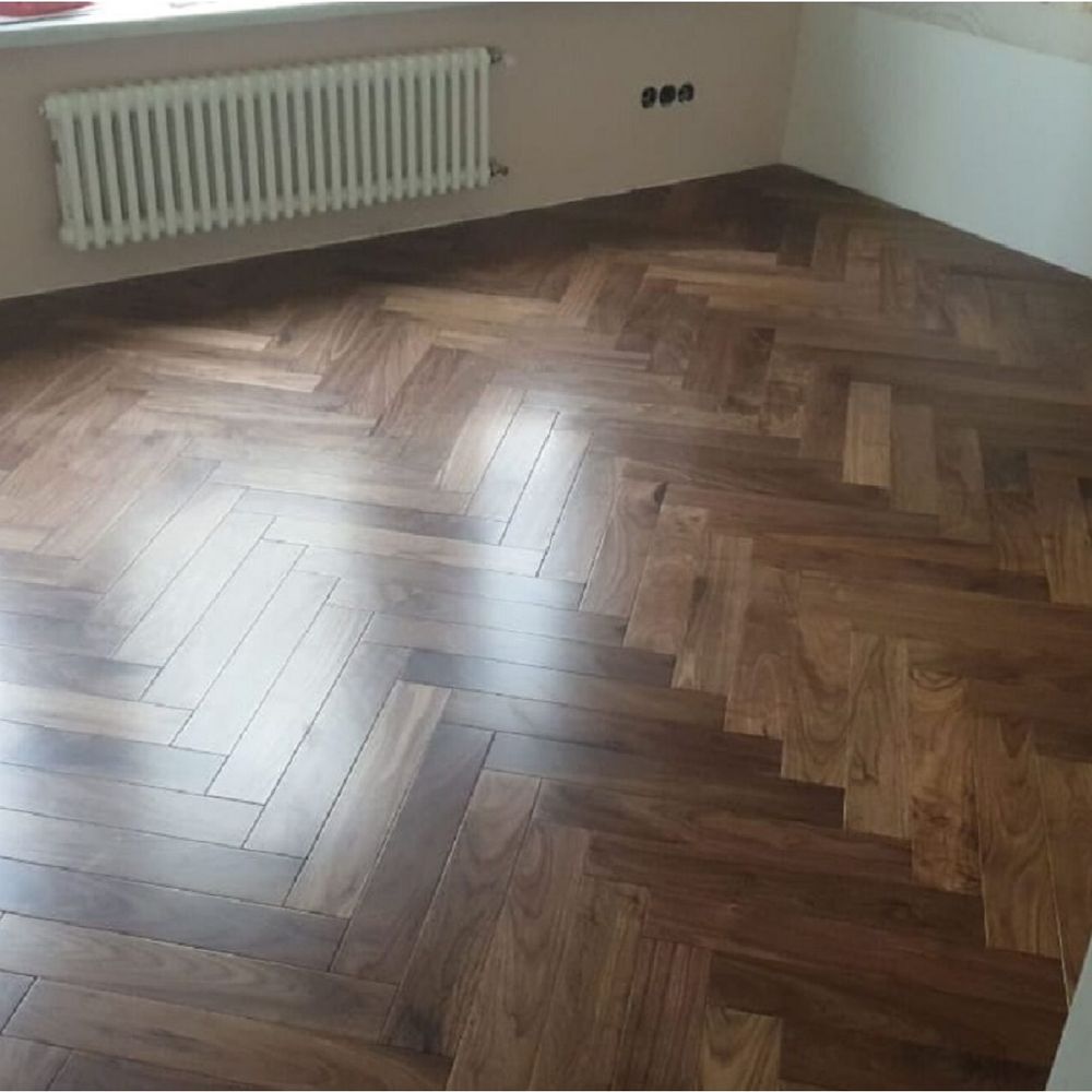 Паркет Елка HM Flooring Орех американский селект