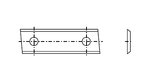 HM нож сменный TIGRA 50x12x1,5x T04F-CR RH