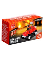 Конструктор «Пожарная машина», 38 деталей
