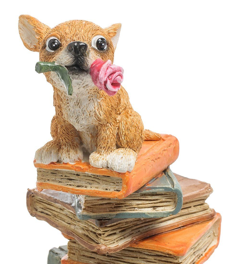 ED-254 Фигурка «Щенок с цветком»