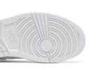 Кроссовки Jordan Air Jordan 1 Low Quilted "Triple White" (Женская размерная сетка)