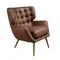 Кресло Chester 5165 из темно-коричневой кожи