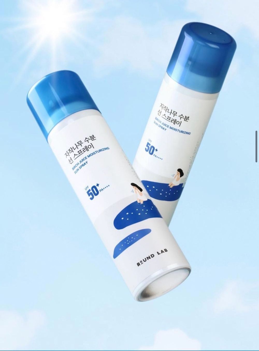 Солнцезащитный спрей Round Lab Birch Juice Moisturizing Sun Spray SPF50+ PA++++ 100 мл