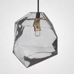 Подвесной Светильник Color Ice Cube Pendant Jevio 1 Серый By Imperiumloft