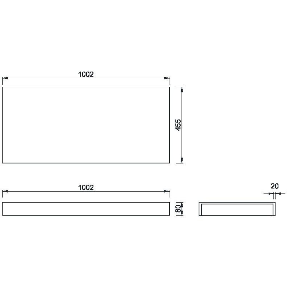 Столешница под раковину Boheme Armadi Art Flat 100 869-100, Corian белый