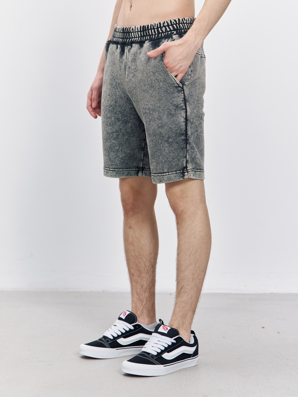 Шорты garment dyed (хаки)