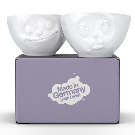 Набор чаш 2шт 200мл Tassen Happy & Oh please белый