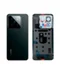 Задняя крышка для Xiaomi Mi 14 (Черная) со стеклом камеры