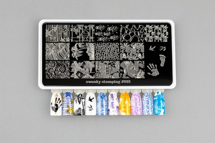 Пластина Swanky Stamping 018