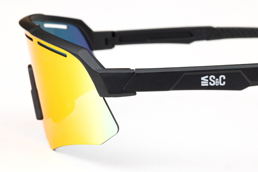 Очки S&C ZACAN True revo purple mirror, Matt black
