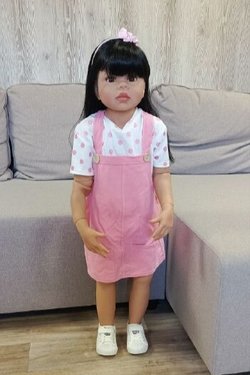 УЦЕНКА Кукла Реборн ростовая 98см в пакете (FA-260)