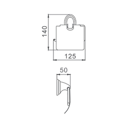 Держатель для туалетной бумаги Haiba HB1503