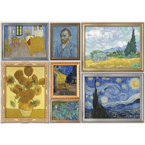 Pazl \ Puzzle \ Пазлы Puzzles - "1000 Art Collection" - Vincent van Gogh Collection