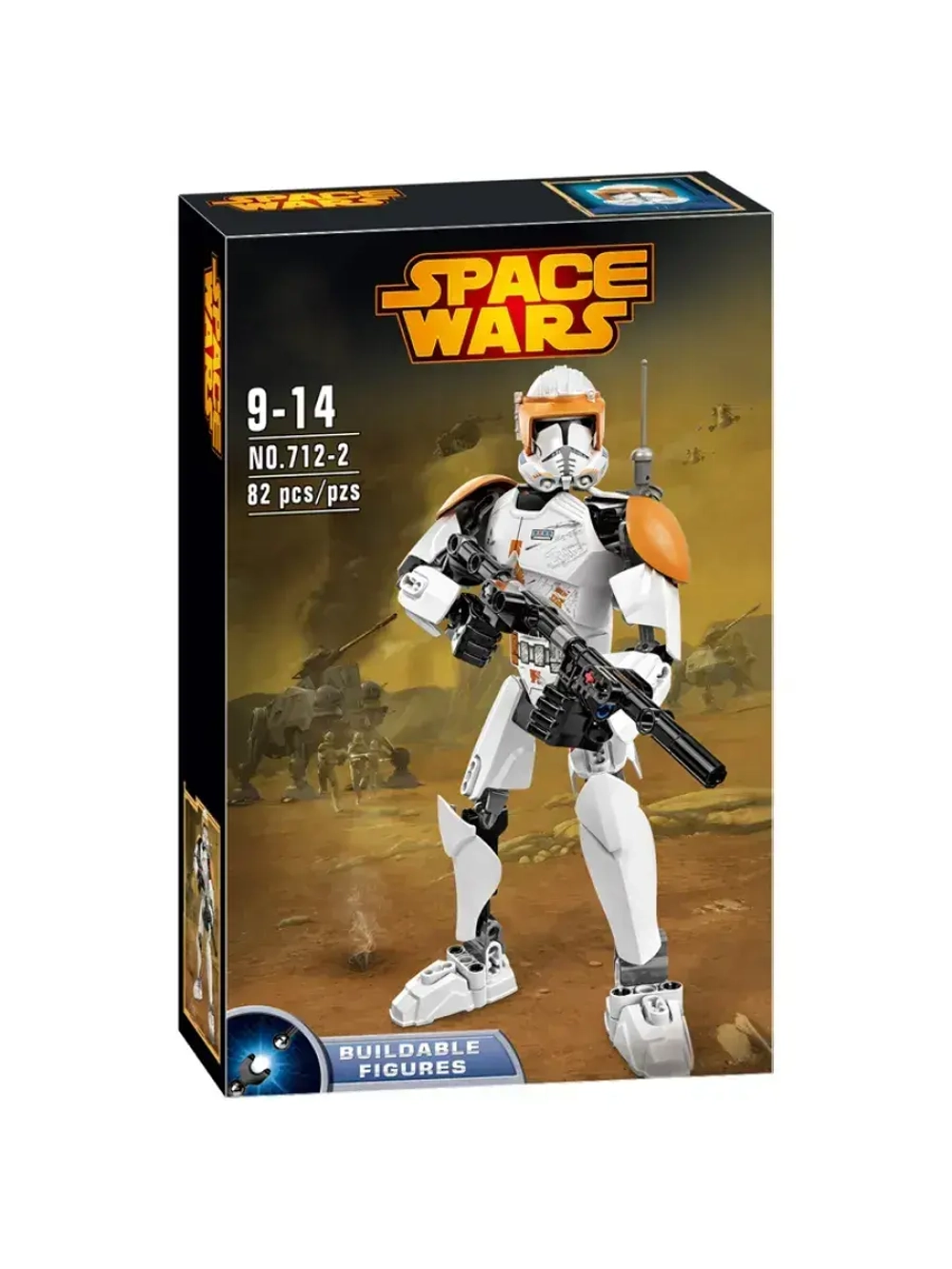 Конструктор Звездные войны Коммандер клонов Коди 82 детали