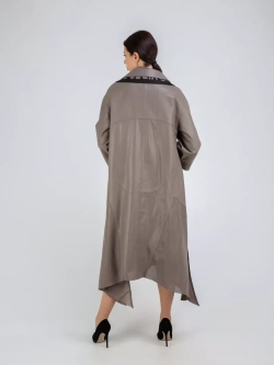 Плащ кожаный натуральный