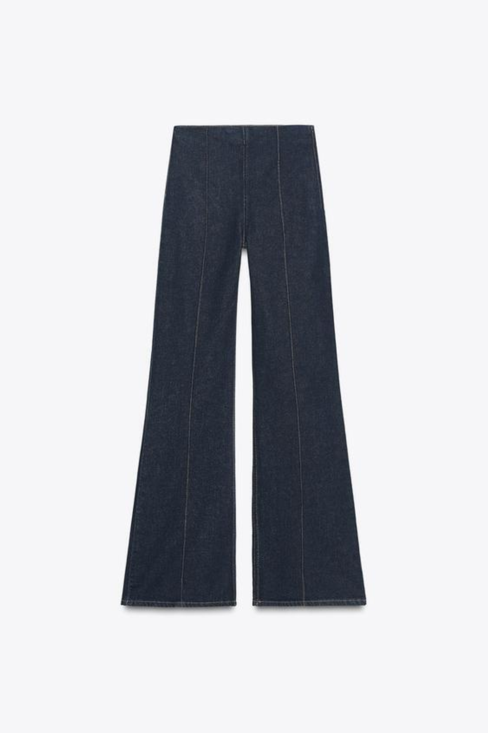 ZARA ДЖИНСЫ Z1975 КЛЕШ С ВЫСОКОЙ ПОСАДКОЙ, СИНИЙ