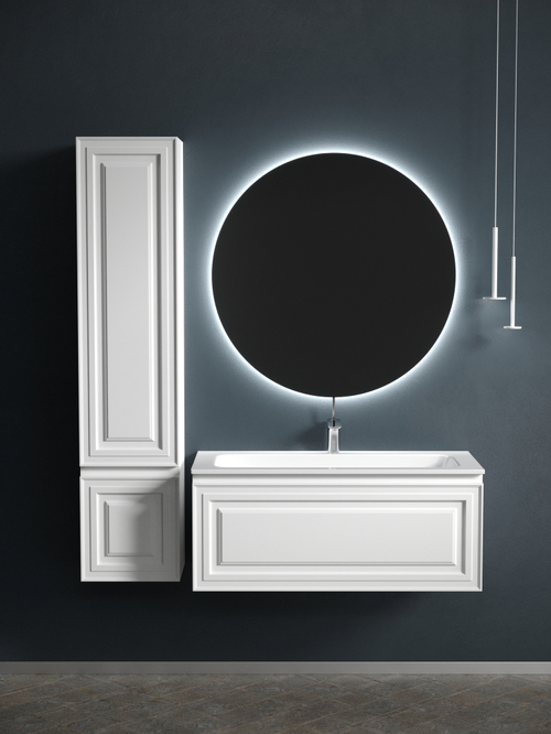 Тумба с раковиной Sancos Very 100 см VR100W bianco