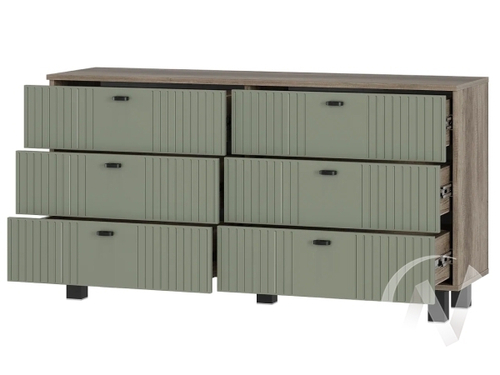 Комод КМ-04 МС Олива (Дуб каньон/MF12)