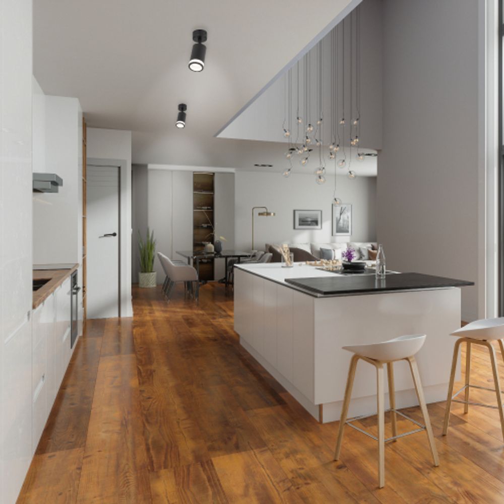 Светильник настенно-потолочный спот ЭРА OL23 BK MR16/GU10, черный | Накладные светильники