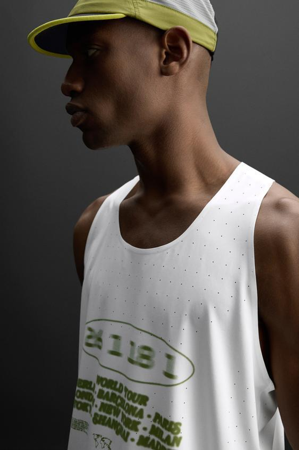 ZARA ТОП В СПОРТИВНОМ СТИЛЕ, БЕЛЫЙ