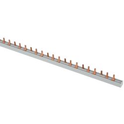 Шина соединительная ЭРА NO-224-610 PIN штырь 3Р 63А 1 метр 54 модуля