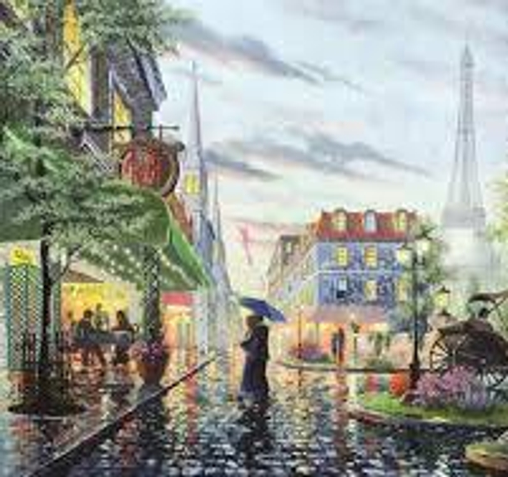 Пазл ART PUZZLE "Летний дождь, Париж", 2000 деталей , арт.4574, картонная основа, от 12 лет