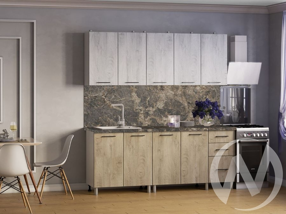 Кухня Одри 2.0м 38мм королевский опал