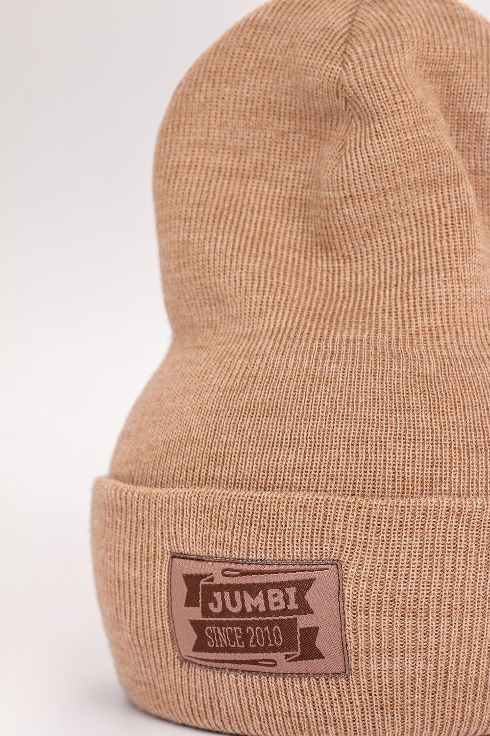 Шапка весенняя/осенняя вязаная КИКИ(Св.бежевый меланж)