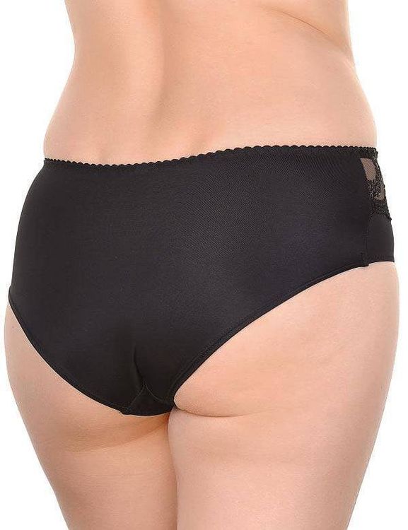 Трусы Kris Line Fortuna слипы midi высокие (черный)