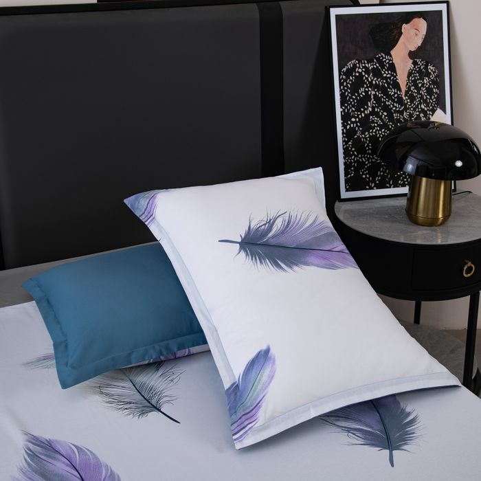 Комплект постельного белья на резинке с одеялом Велюрия Люкс «Ночной полет»