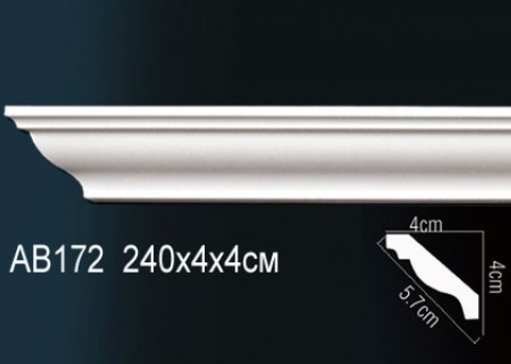 Карниз потолочный гибкий AB172