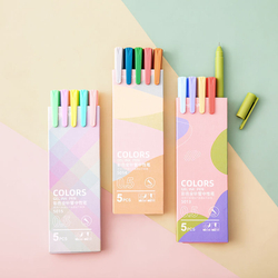 Набор цветных ручек "Five Colors", 5 цветов