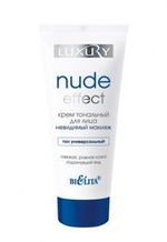 LUXURY Крем тональный для лица NUDE Effect «невидимый» макияж тон универсальный 30 мл