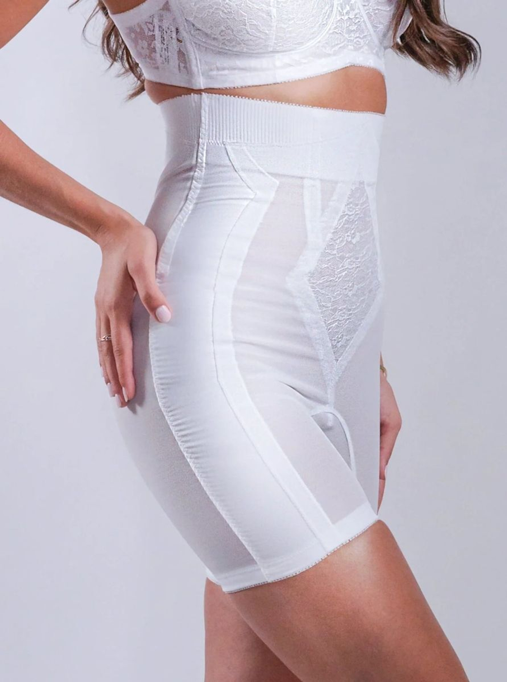 Корректирующие панталоны High Waist Leg Shaper Extra Firm Shaping (Размер: 2X) (Цвет: черный)
