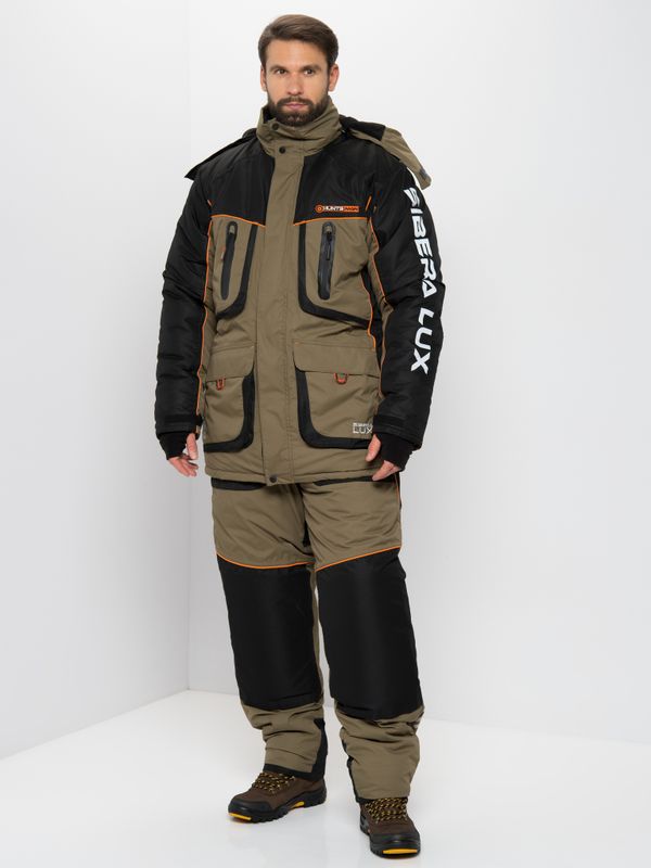 Костюм зимний Siberia LUX ткань Breathable цвет Хаки/Черный