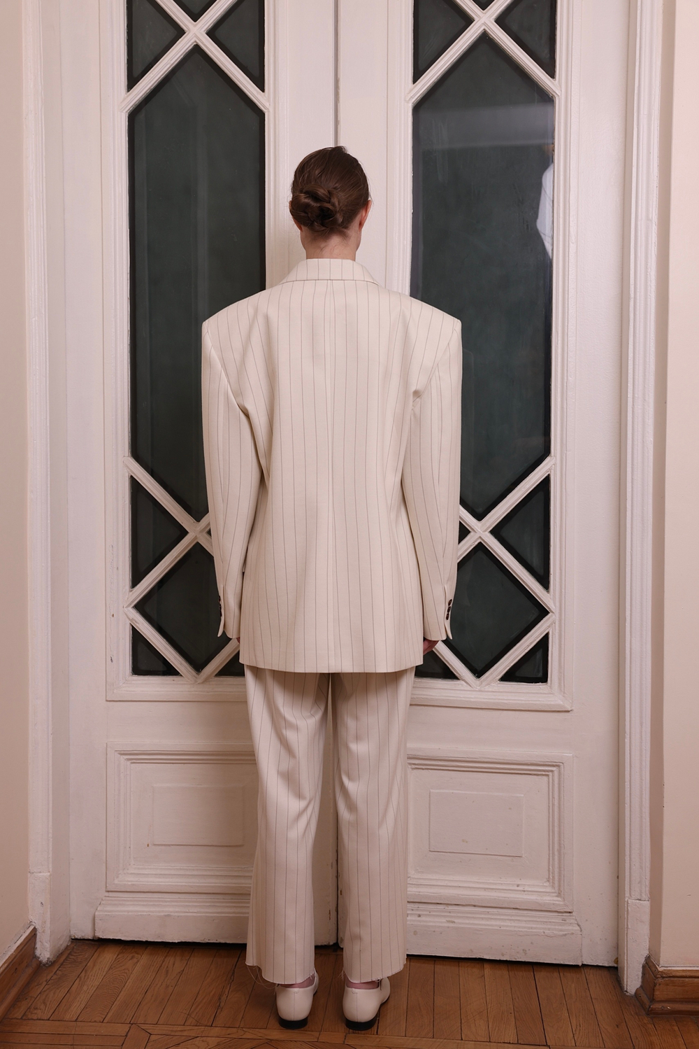 Пиджак OVERSIZE, молочный