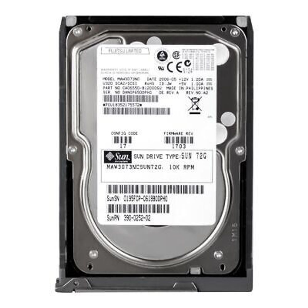 Жесткий диск Sun Microsystems 72GB 10K Ultra320 SCSI MAW3073NCSUN72G