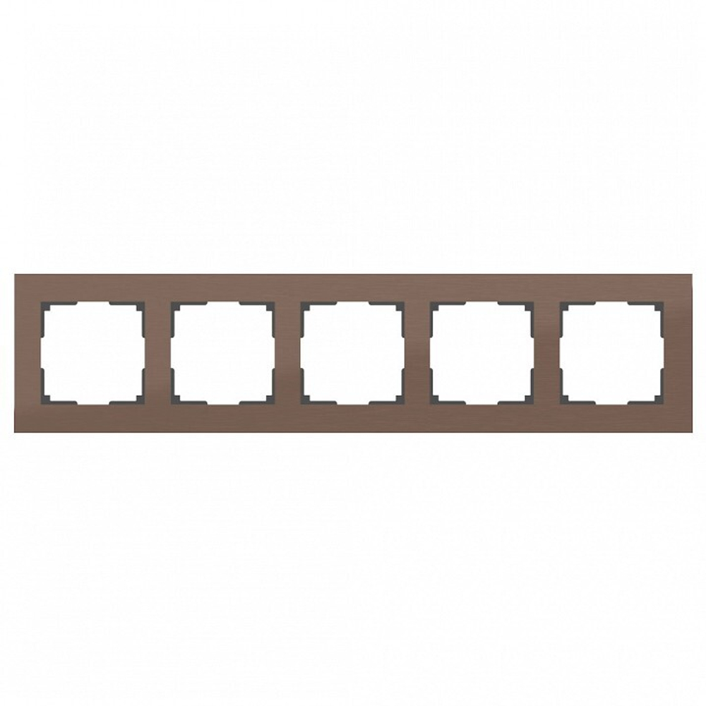 Рамка на 5 постов Werkel Aluminium WL11-Frame-05