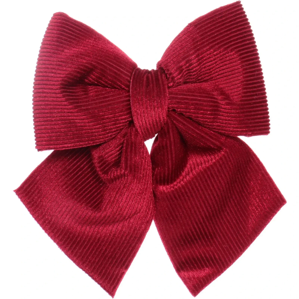 Бант на ёлку «Богема» 15*20 см, рубин