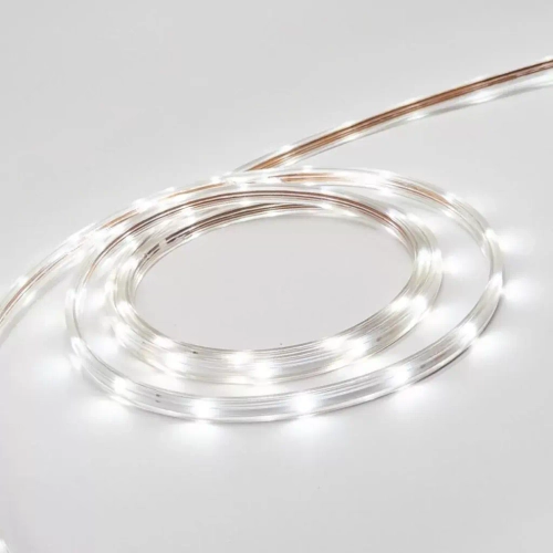 Светодиодная лента Герметичная, бухта 100 м., холодно-белая, 220В, SMD2835, 24 LED на 1 м., 2700К, IP65 LTC (NL-H1-2W)