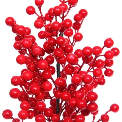Декоративное украшение «Ягодный пируэт» 45 см, Красный