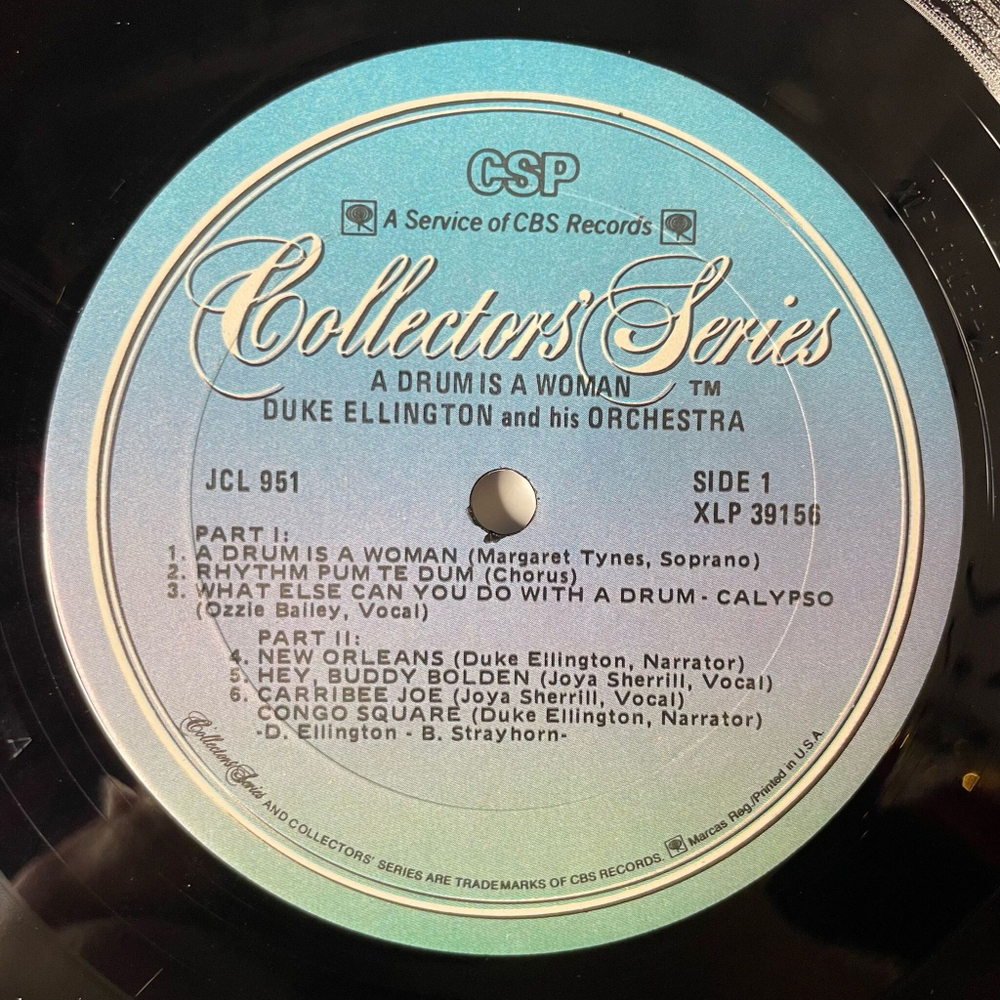 Винтажная виниловая пластинка LP Duke Ellington And His Orchestra A Drum Is A Woman (USA 1973)