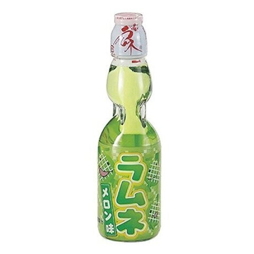 Напиток Рамунэ вкус дыни "HATA KOSEN Ramune", 200 мл, Япония