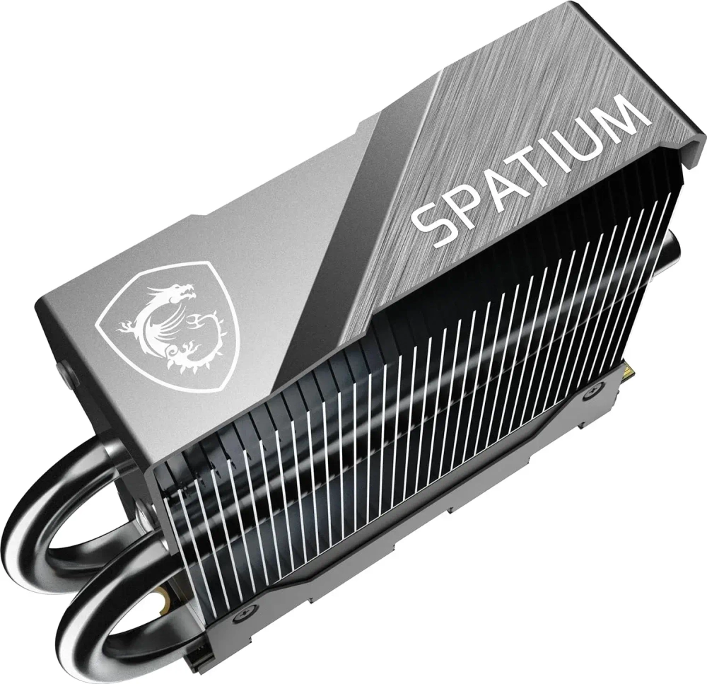 Твердотельный накопитель MSI SPATIUM M580 PCIe 5.0 NVMe M.2 4TB FROZR, Read 14100mb/s, Write 12600mb/s, Retail