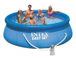 Бас Бассейн с надувным бортом 366х76см Intex Easy Set 5621л фильтр-насос 2006л/ч