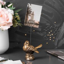 Статуэтка Птичка Терра с держателем Бронза