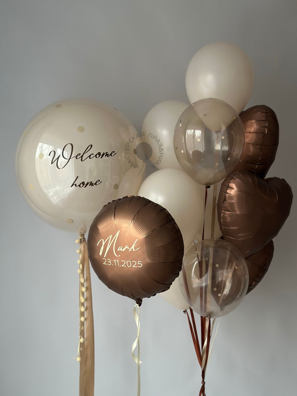 Воздушные шары на выписку №8832  Изображение5