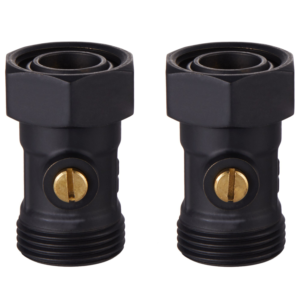 Набор нижнего подключения Royal Thermo прямой раздельный 3/4х3/4ЕК (черный)