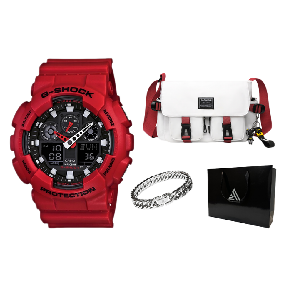 Часы G-SHOCK YOUTH GA-100B-4A, GA-100B-4A
