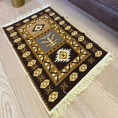 Коврик интерьерный с бахромой ВОСТОК (VOSTOK) 60*120 двухсторонний 1895
